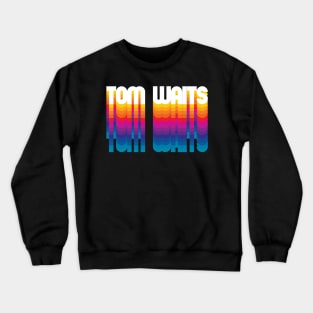 Retro Tom Proud Personalized Name Gift Retro Rainbow Style Crewneck Sweatshirt